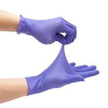 Load image into Gallery viewer, Disposable Gloves Nitrile for Protection from bacteria, germs, virus. 100/box
